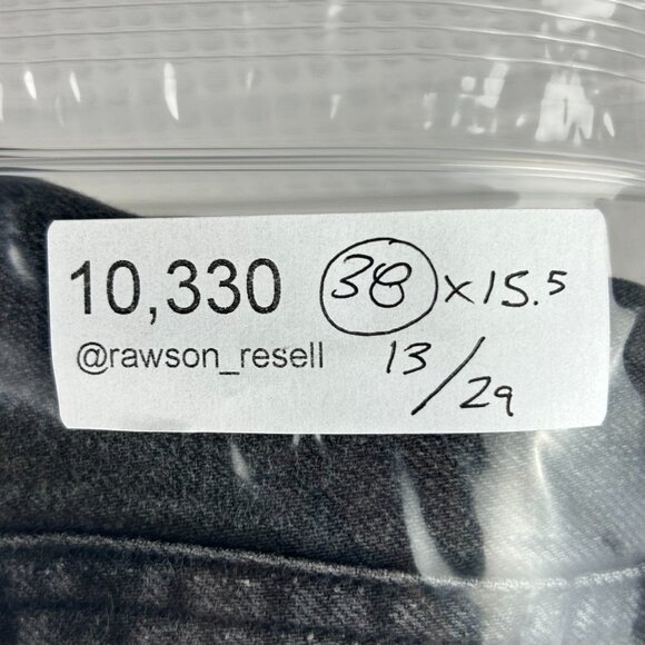 Marithe Francois Girbaud Black Baggy Shorts 38 Hip Hop 90s Wide Leg Gothic Skate - Picture 7 of 7